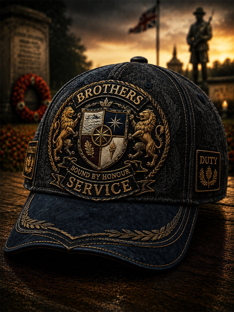 Unisex Retro Veterans' Memorial Print Hat