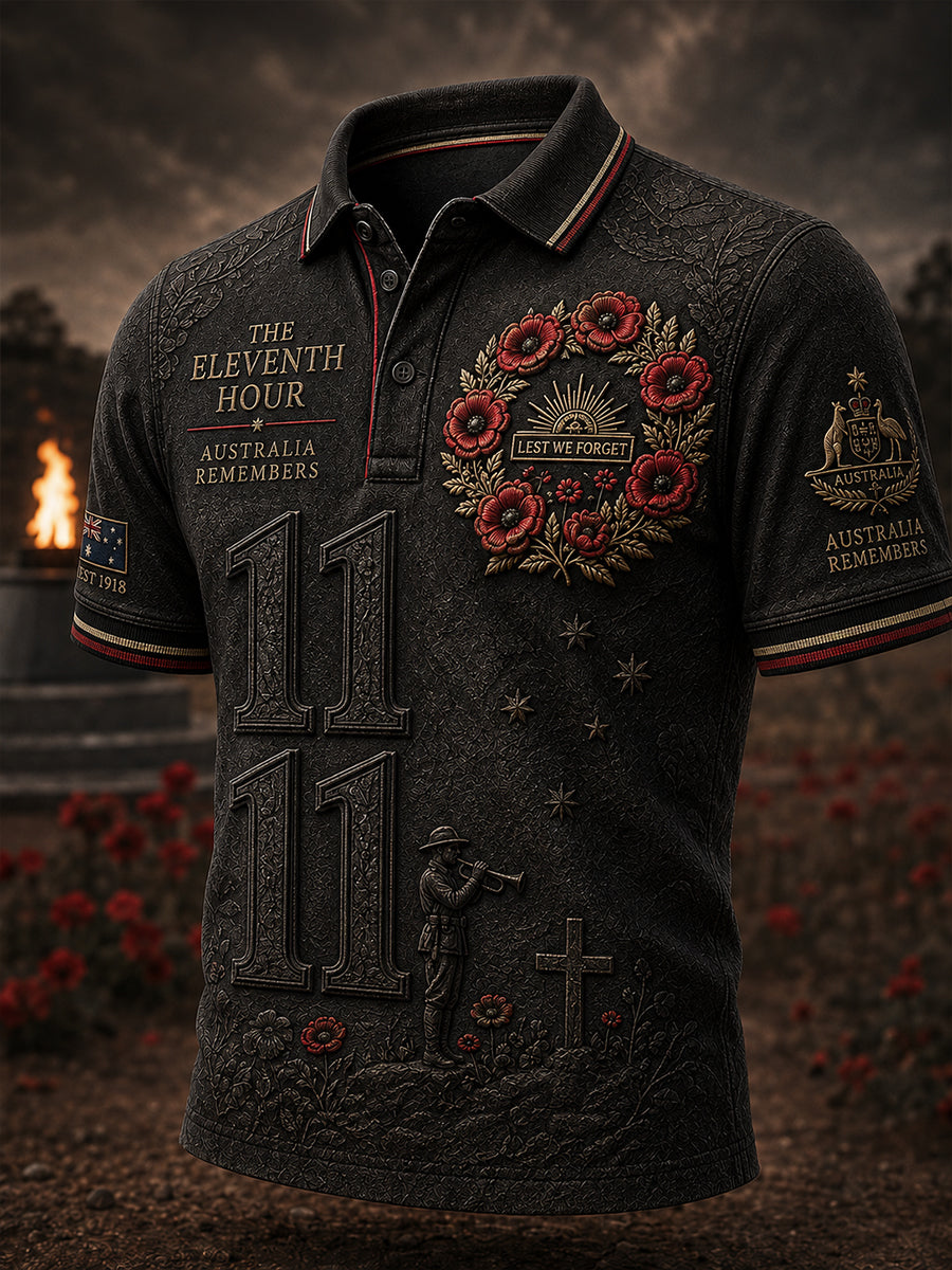Men's Australia Remembrance Day Short-Sleeved T-Shirt