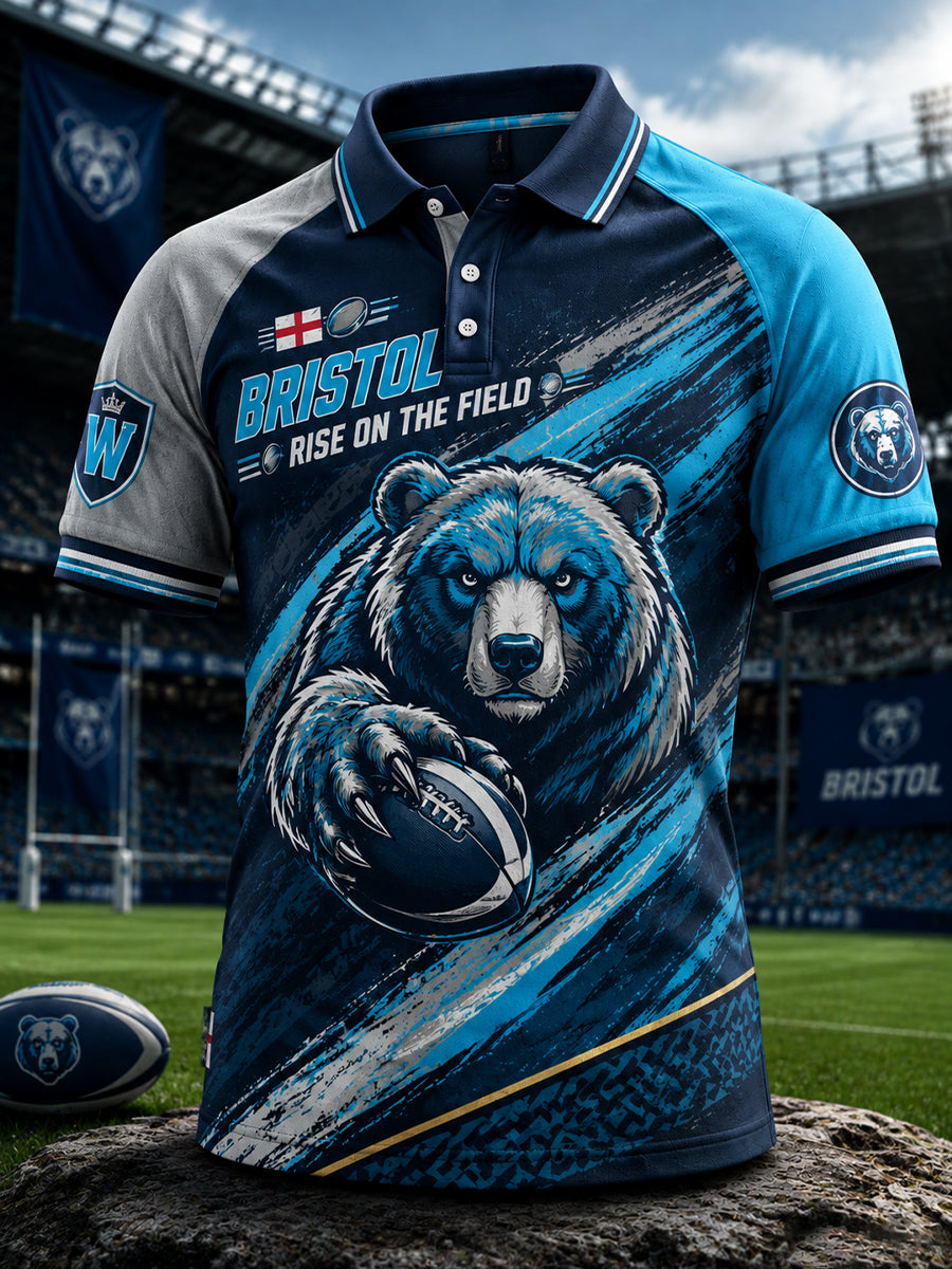 Men's Bristol Bears Short Sleeve Polo Shirt