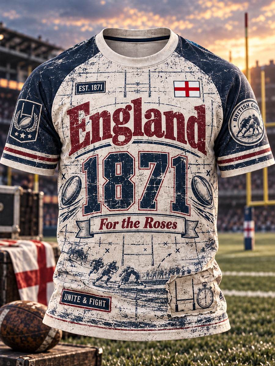 Men's England Rugby Short-Sleeve T-Shirt