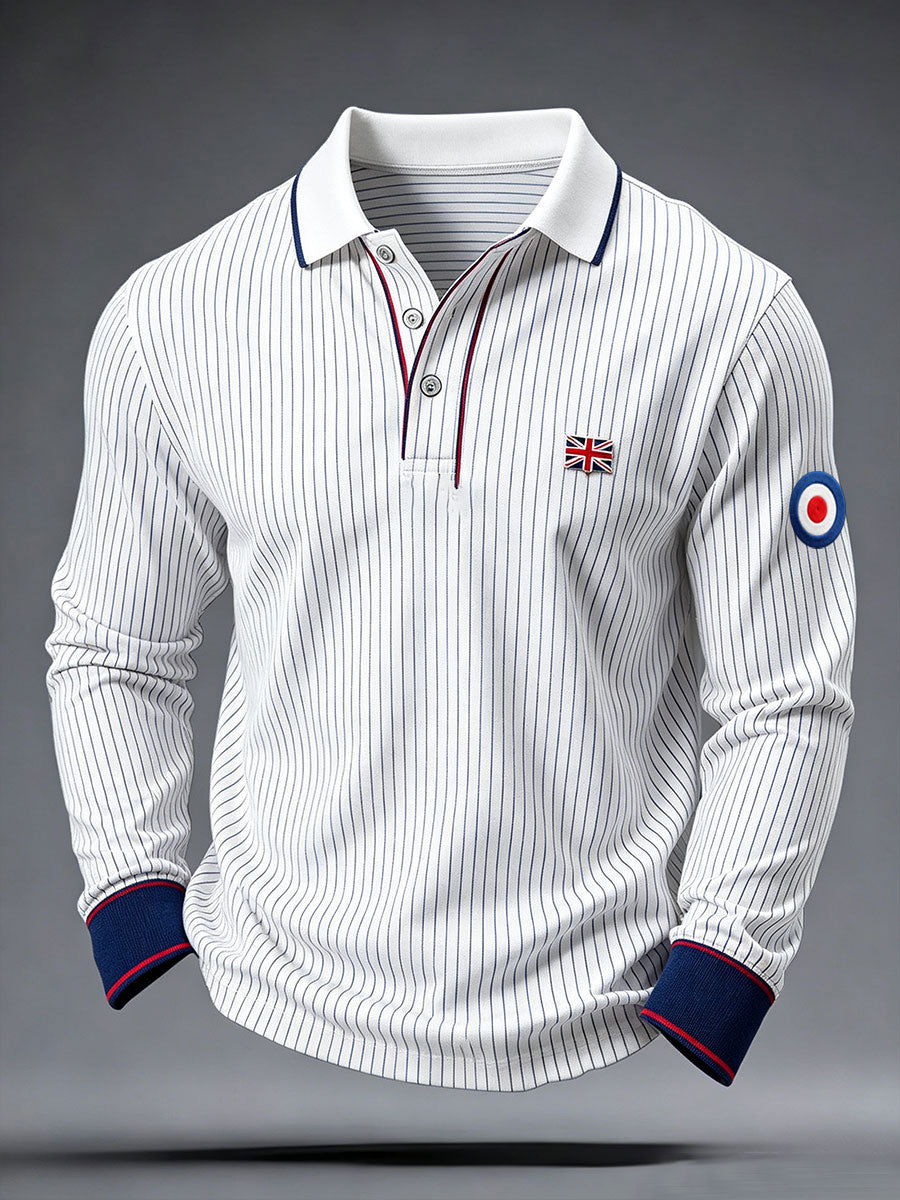 Men's UK Music Lover Mods Art Printed Casusal Tops