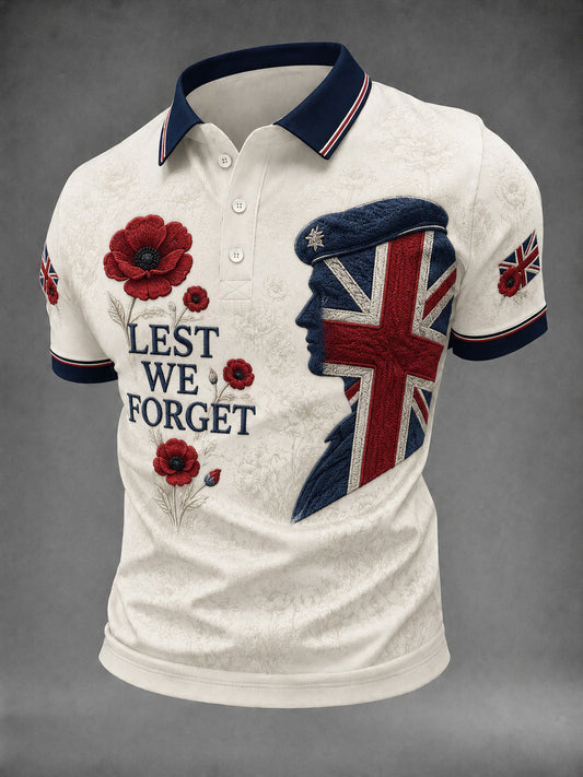 Men's Lest We Forget Printed Shirt