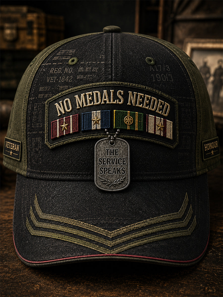 Unisex Retro Veterans' Memorial Print Hat