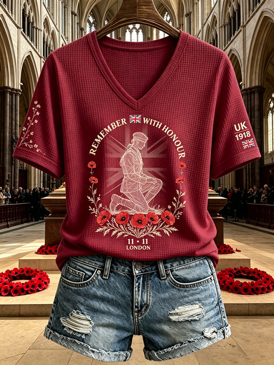Women's British Remembrance Day Element Shirt