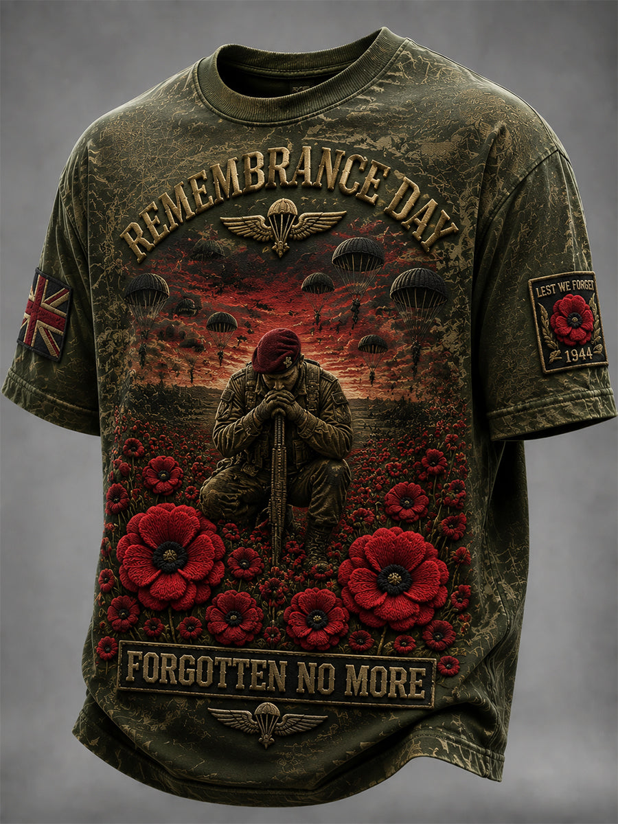 Men's Remembrance Day Printed T-shirt