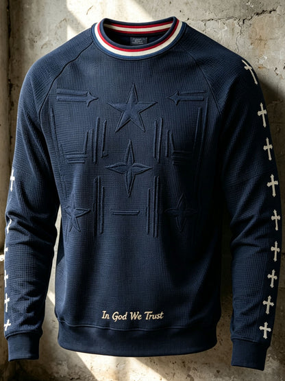 Men's Waffle Long Sleeve T-Shirt