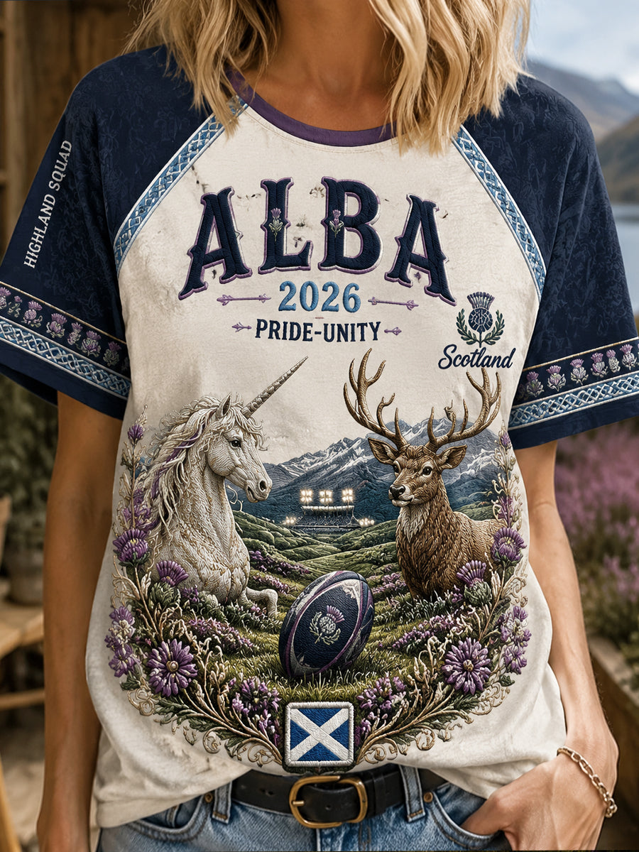 Women's UK Scotland Rugby Short-Sleeve T-Shirt