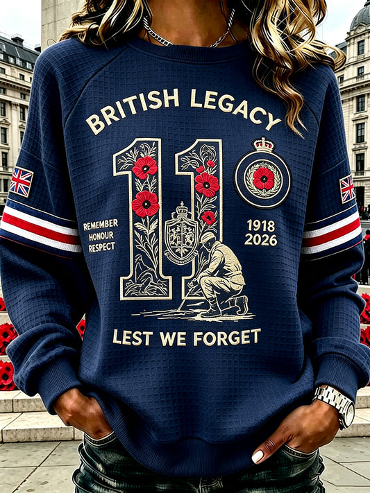 Women's British Remembrance Day Element Sweatshirt