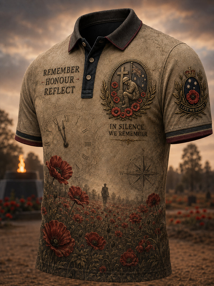Men's Australia Remembrance Day  Short-Sleeved T-Shirt