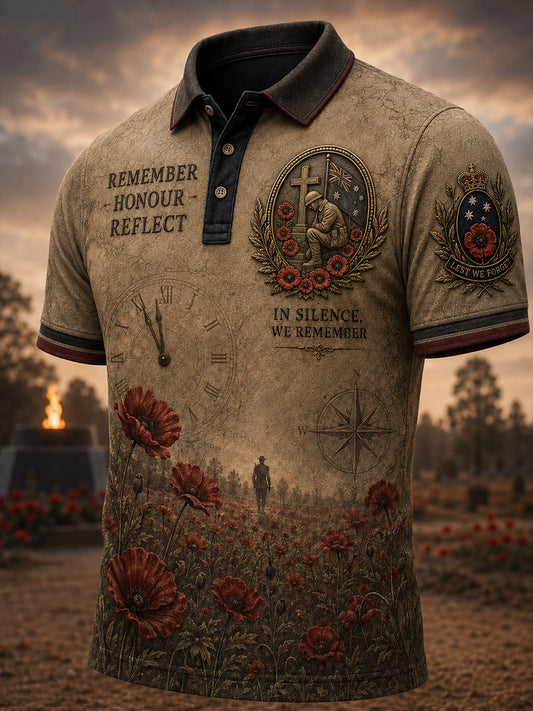 Men's Australia Remembrance Day  Short-Sleeved T-Shirt