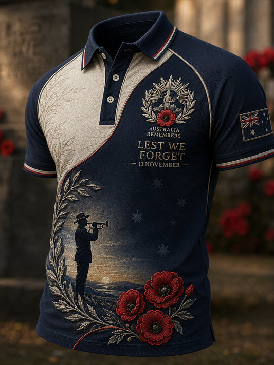 Men's Australia Remembrance Day Short Sleeve Shirt