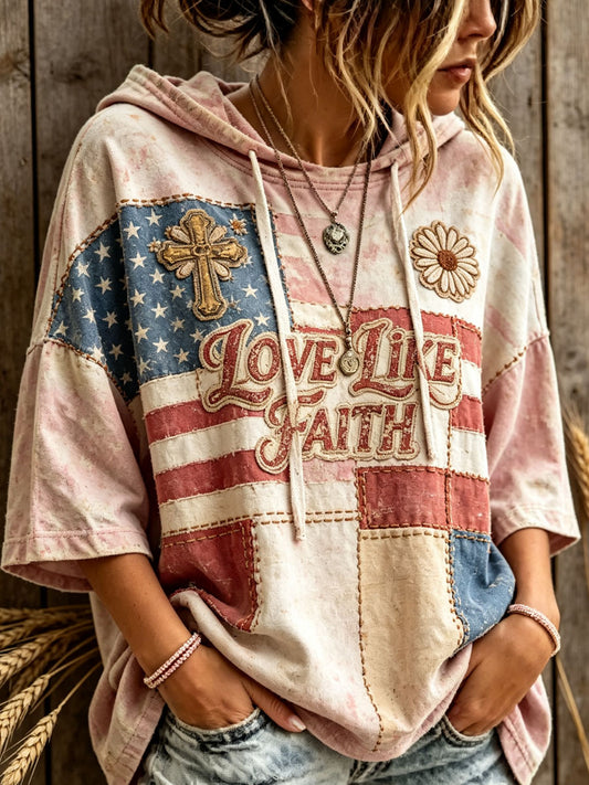Women’s Short-Sleeve Hoodie