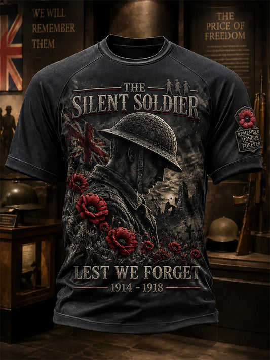 Men's Remembrance Day Print Short-Sleeve T-Shirt