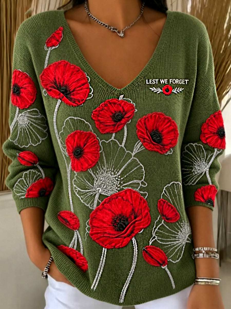 Women's Remembrance Day Lest We Forget  T-shirt