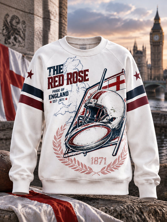Women’s England Rugby Waffle Long-Sleeve Sweatshirt