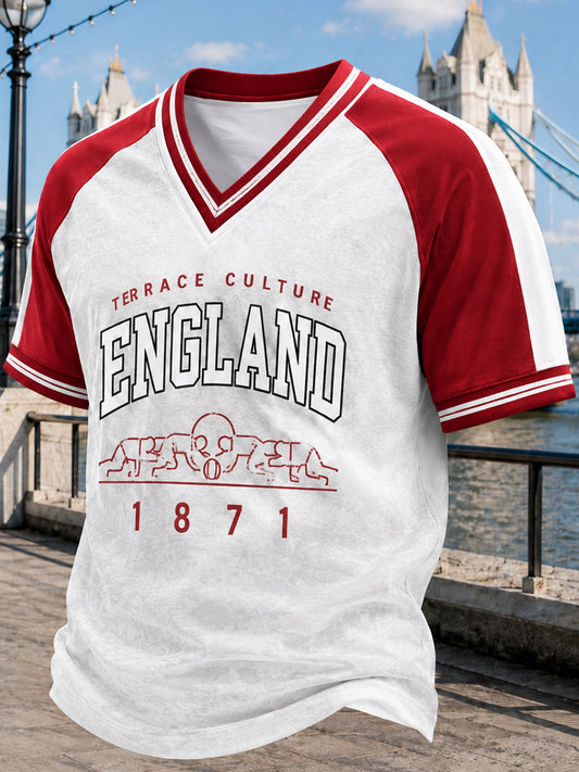 Men's V-neck T-shirt