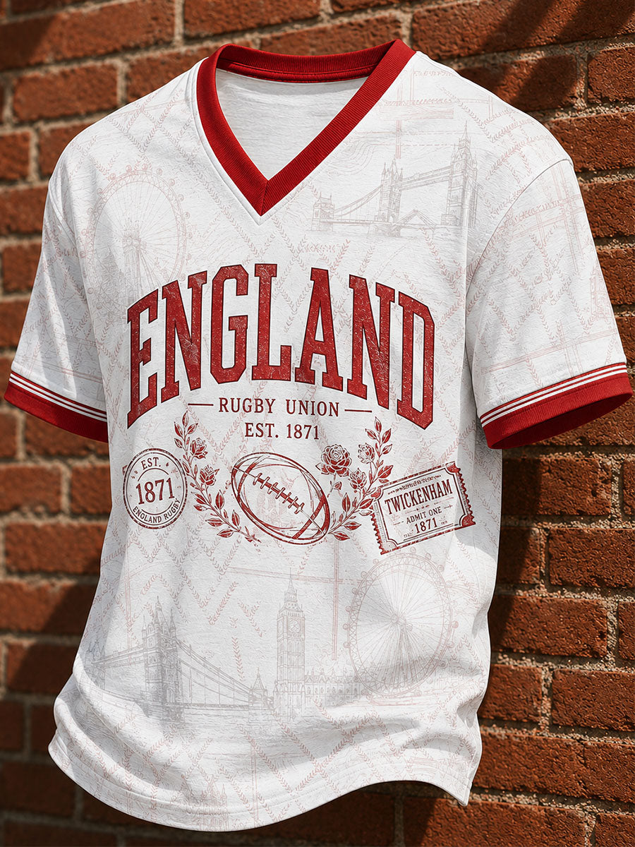 Men's V-neck T-shirt