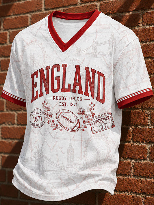 Men's V-neck T-shirt