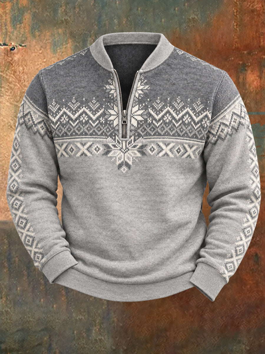 Men's Nordic Norway Art Printed Sweatshirt