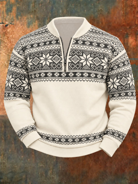 Men's Nordic Norway Art Printed Sweatshirt