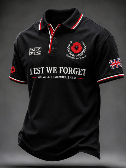 Men's Lest We Forget Print Shirt