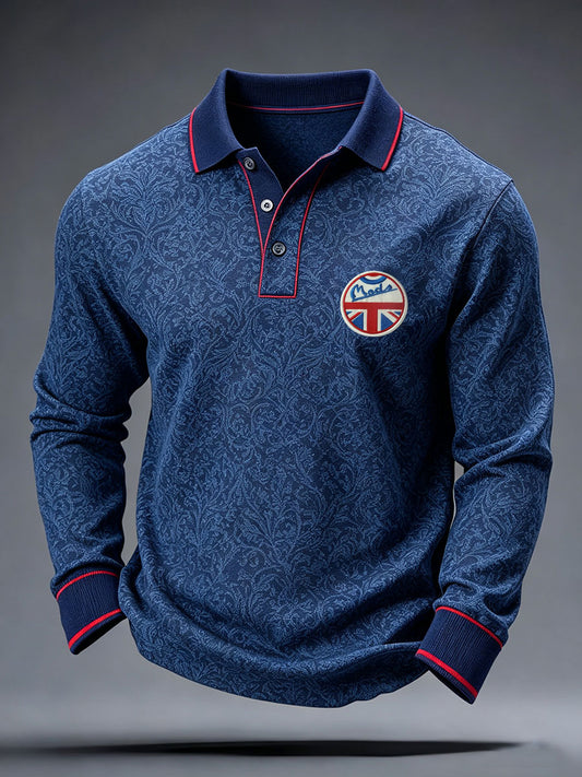 Men's UK Music Lover Mods Art Printed Casusal Tops